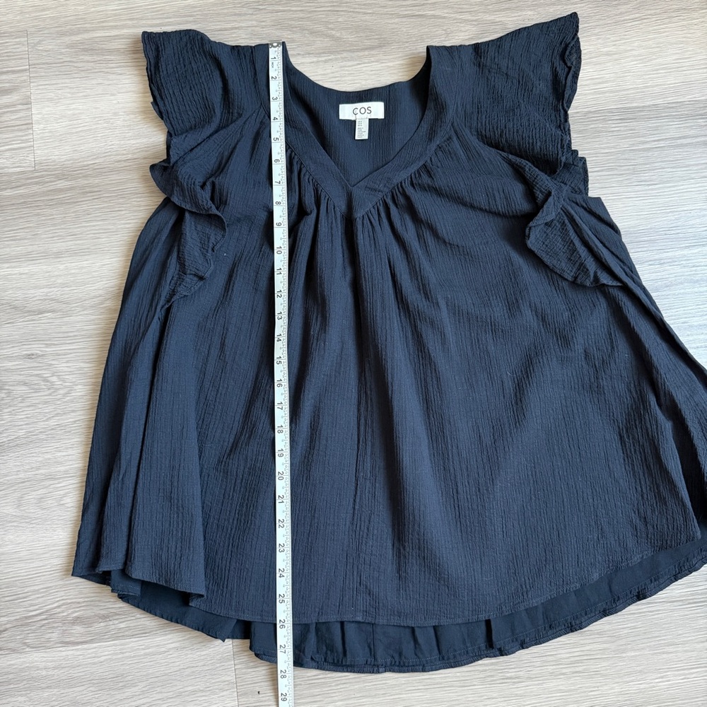 COS Ruffled Cap-Sleeve Blouse - Picture 12 of 12